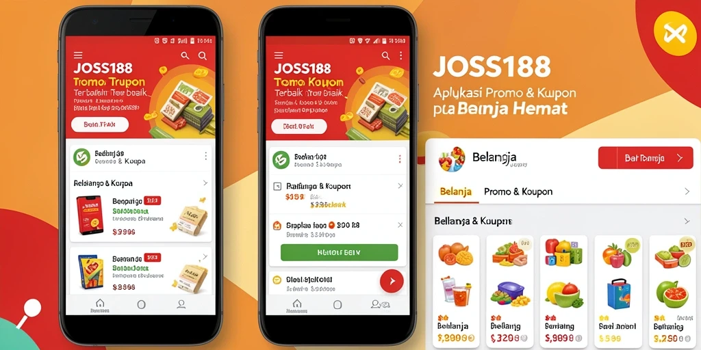 Tampilan antarmuka aplikasi JOSS188 yang mudah digunakan untuk mencari kupon.