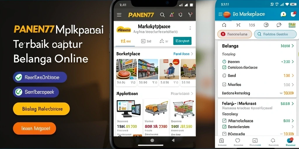 Tampilan antarmuka pengguna PANEN77 yang menarik untuk berbelanja online.