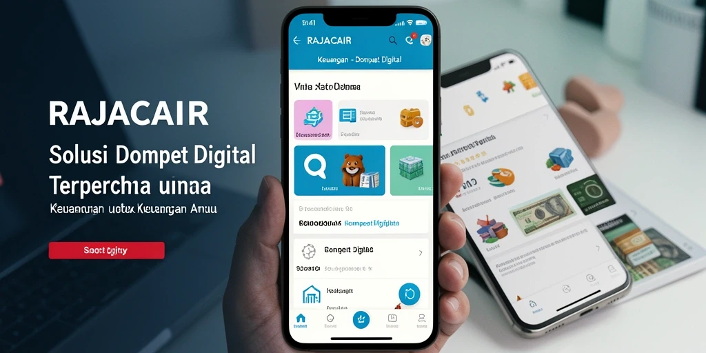 Antarmuka RAJACAIR yang intuitif dan mudah digunakan untuk transaksi.