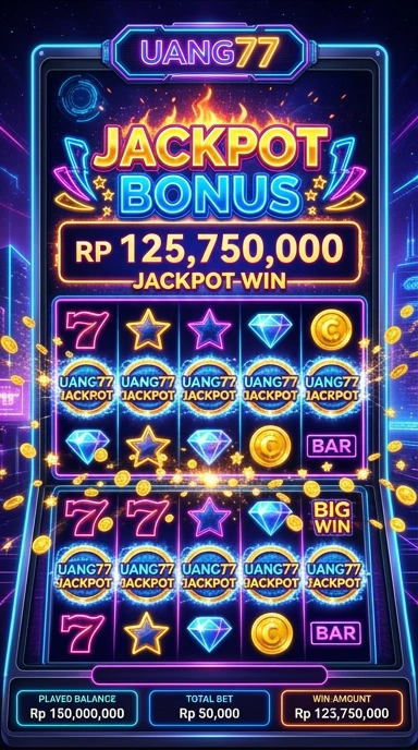 uang77 tampilan beranda