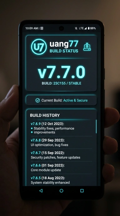 Riwayat Versi Aplikasi uang77 untuk Android